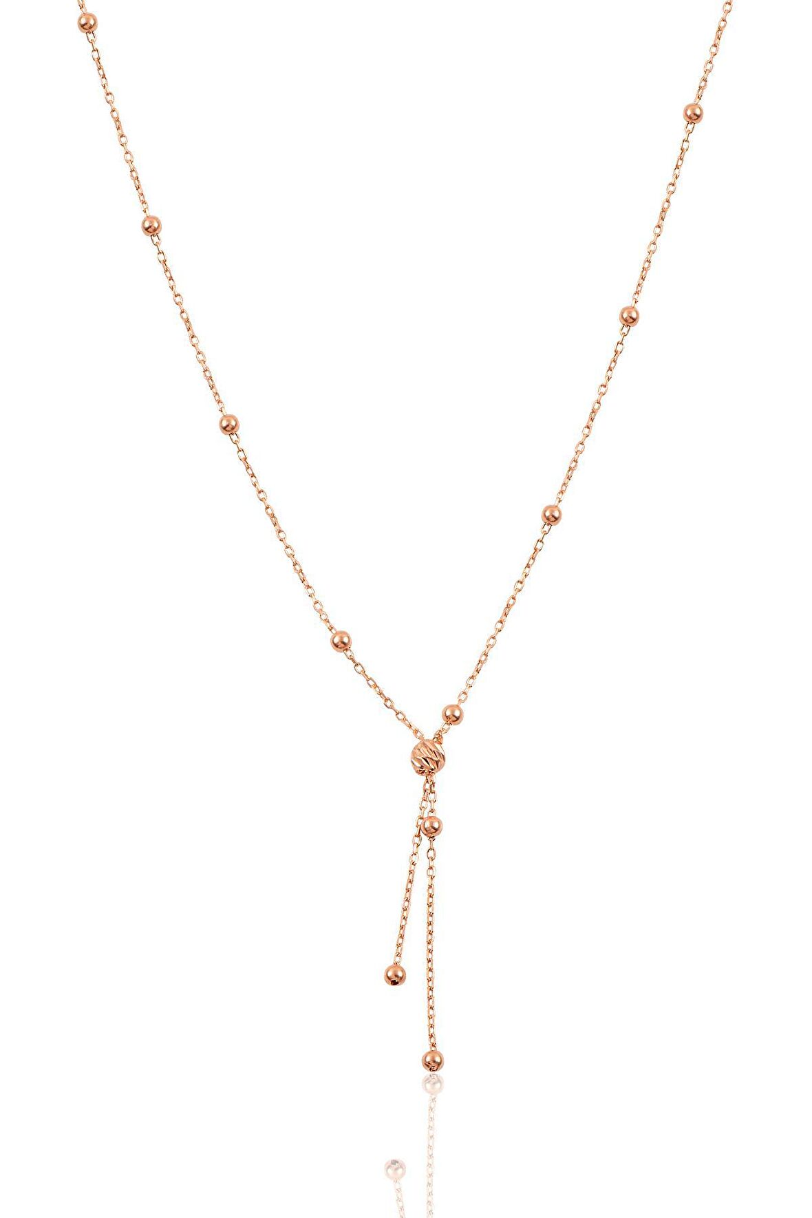 Gümüş rose italyan toplu tasarım kolye