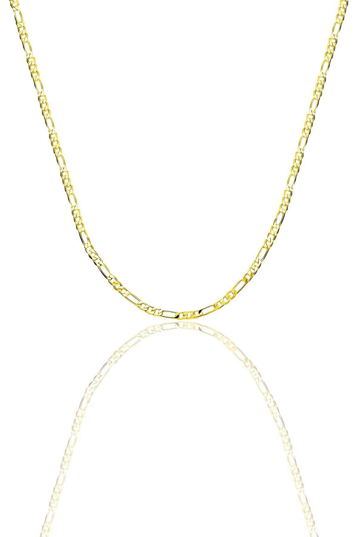 Gümüş figaro zincir kolye SGTL12379