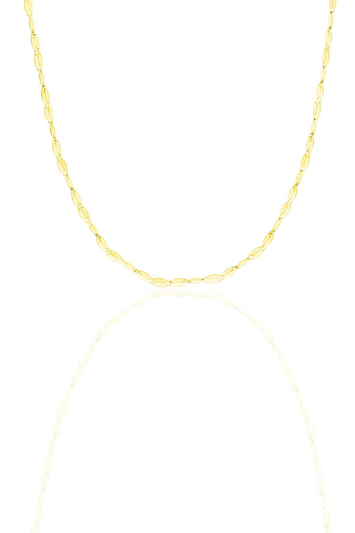 Gümüş altın yaldızlı özel tasarım pullu kolye SGTL12517GOLD