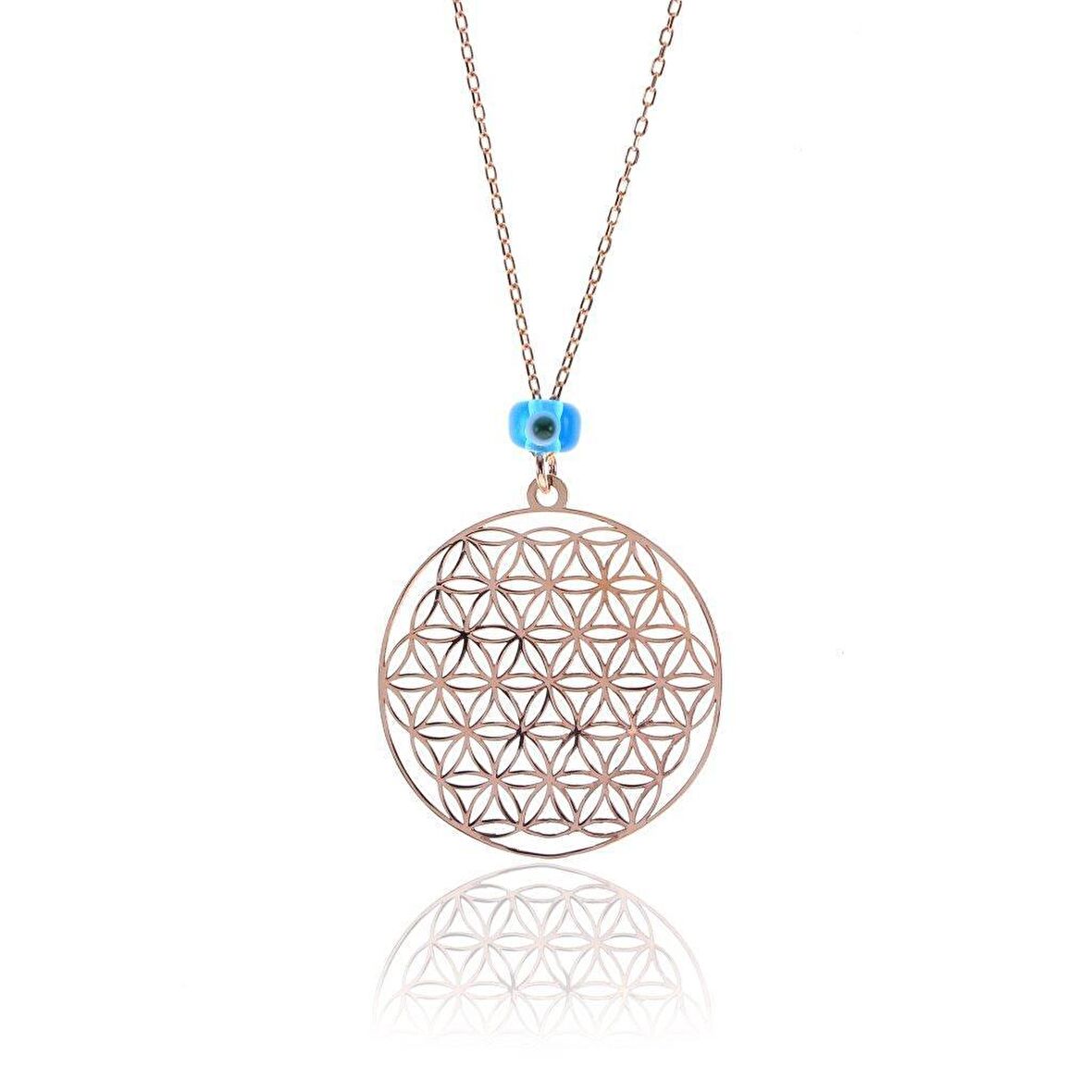 Yaşam çiçeği kolye