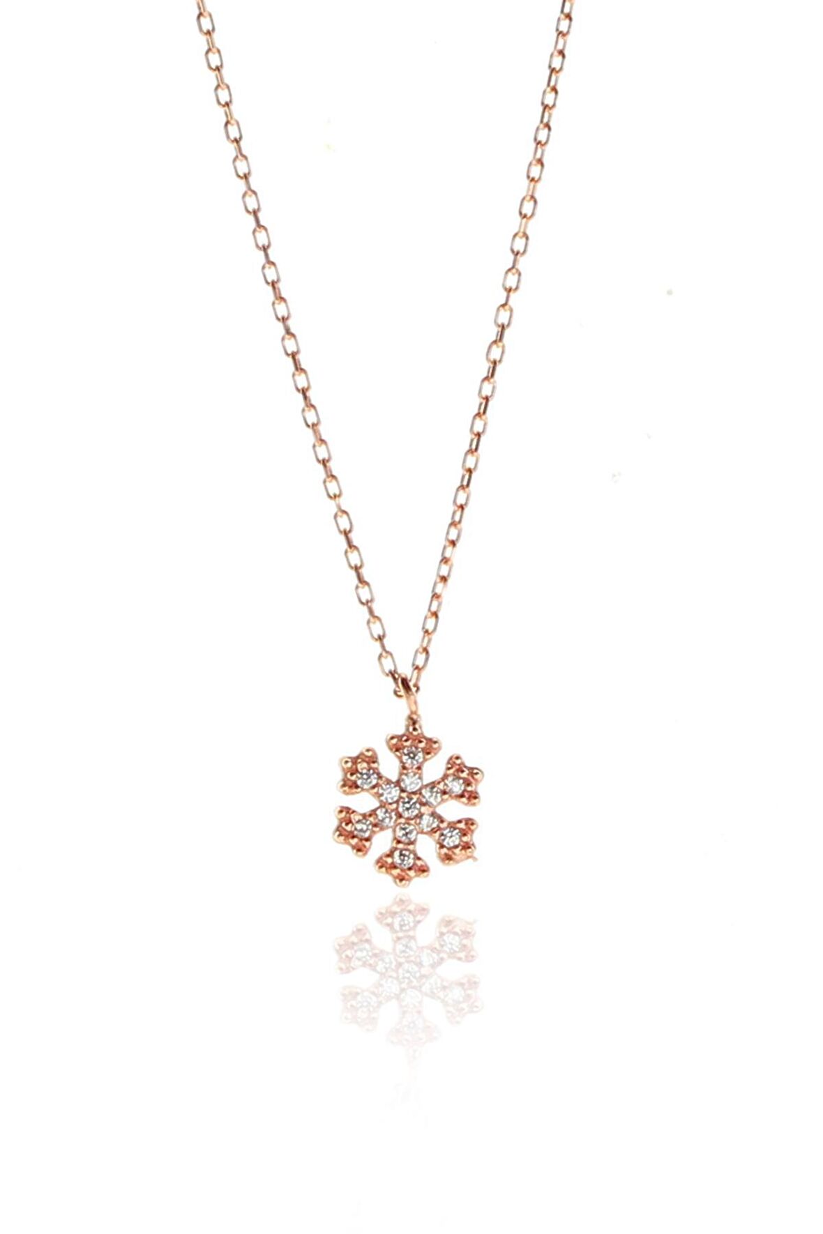 Gümüş kartenesi kolye