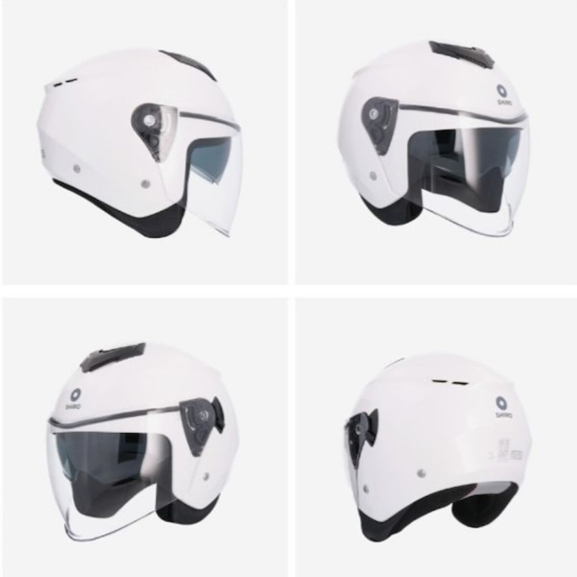SHIRO KASK 100285 JET&OFC IBIZA M.C SUNVIZOR BEYAZ