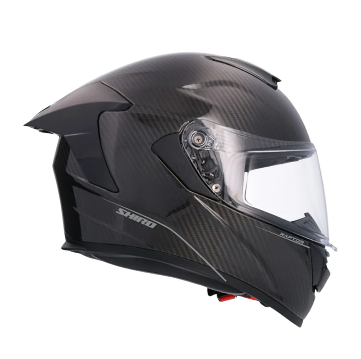 Shiro Carbon Sv Siyah Fullface Motosiklet Kaskı