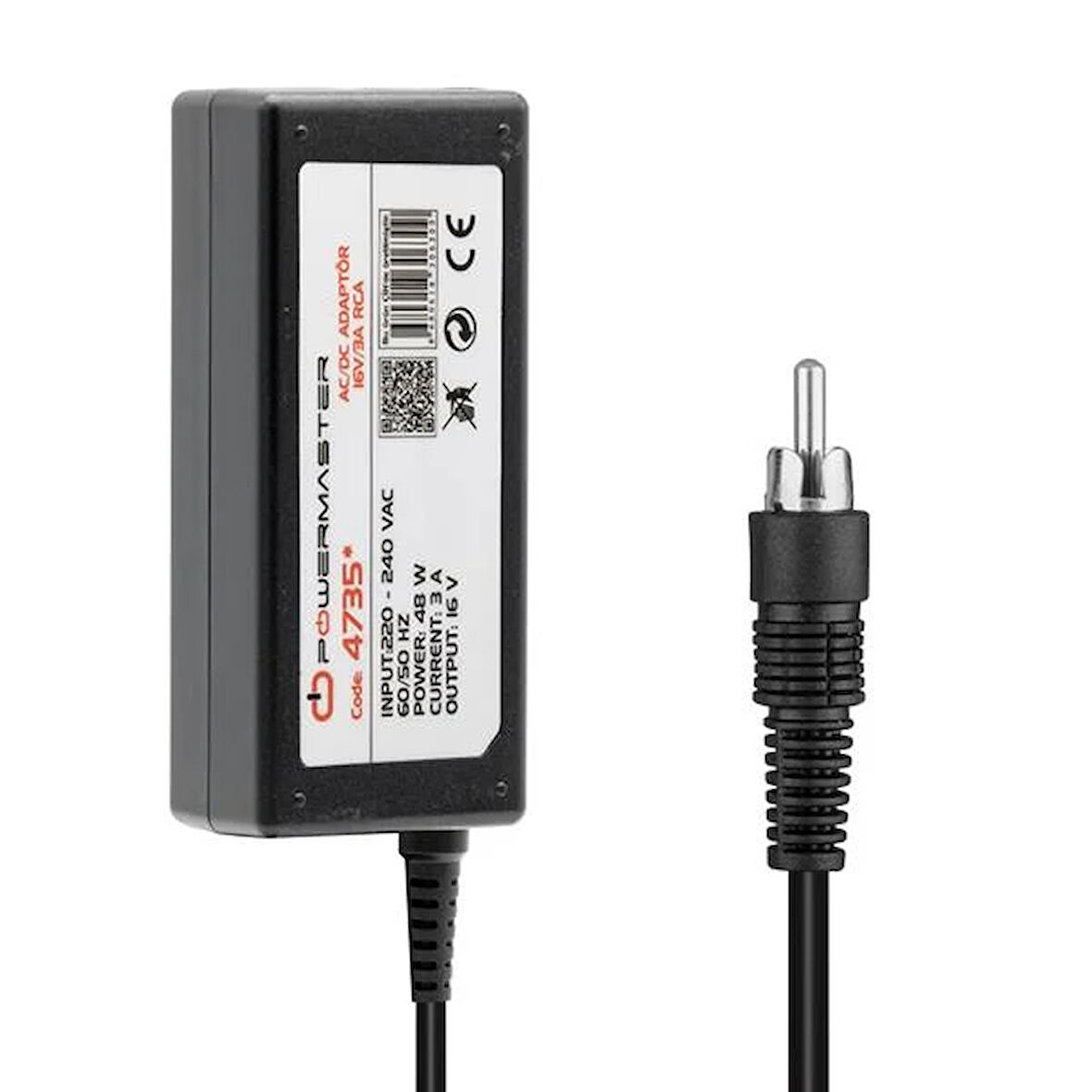 PM-4735* 16 VOLT - 3 AMPER TOS FİŞLİ RCA SANTRAL ADAPTÖRÜ