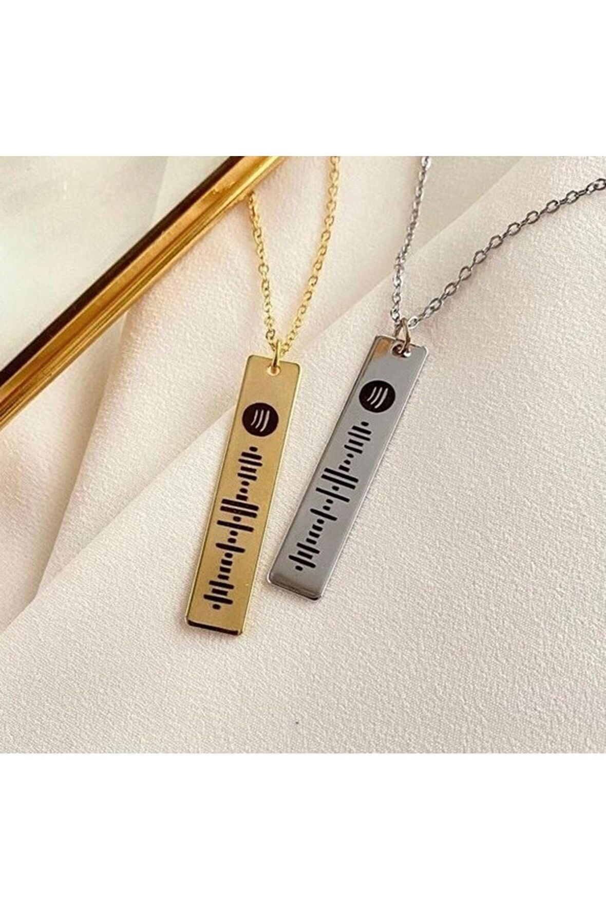 925 Ayar Gümüş Spotify Kolye