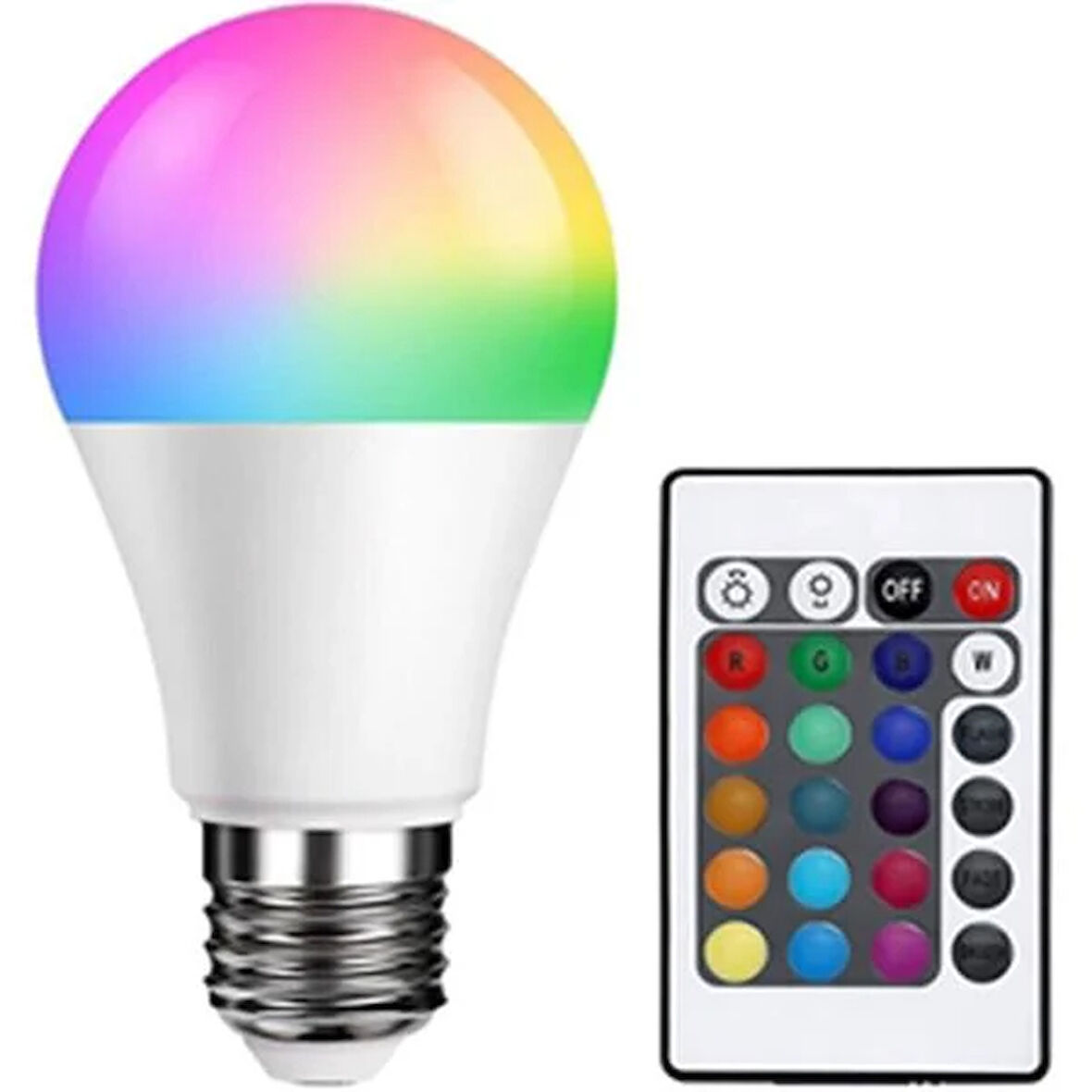 RGB Kumandalı Led Ampul E27