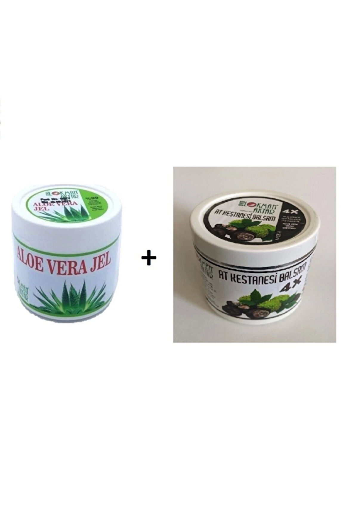 Lokman Aktar Aloe Vera Jeli 500ml+At Kestanesi Balsamı 500ml Horse Chestnut