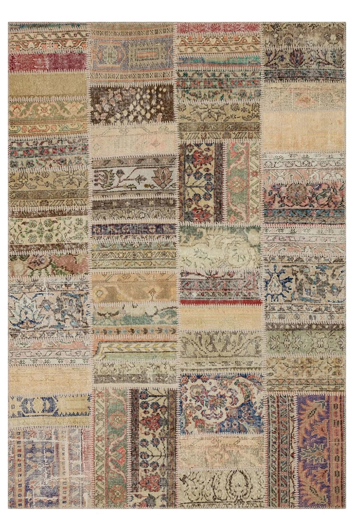 Göz Alıcı Ve Şık Patchwork Halı 230x160 Cm 6330