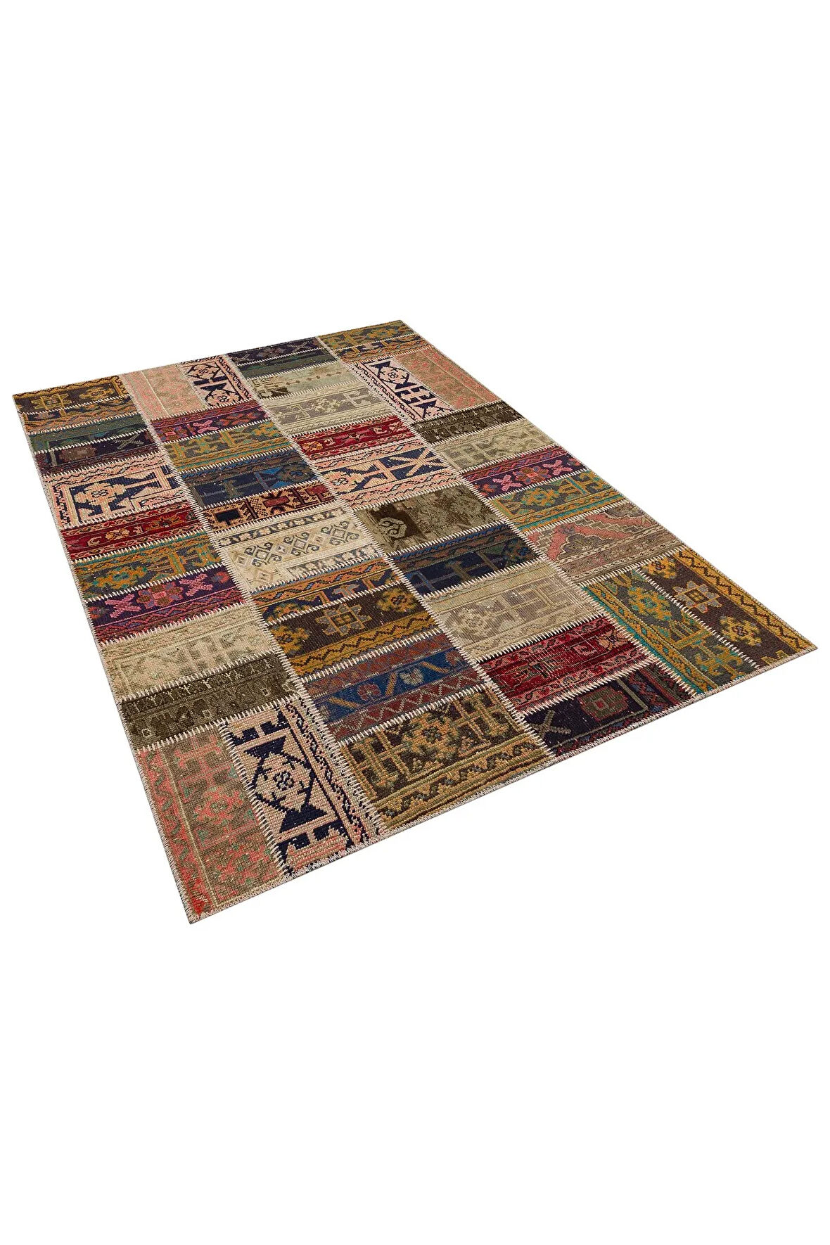 Eşsiz Patchwork El Dokuma Halı 160 x 230 cm 6332