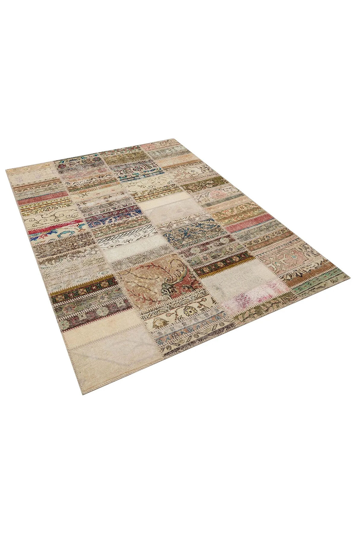 Özel Patchwork El Dokuma Halı 160 x 230 cm 6335