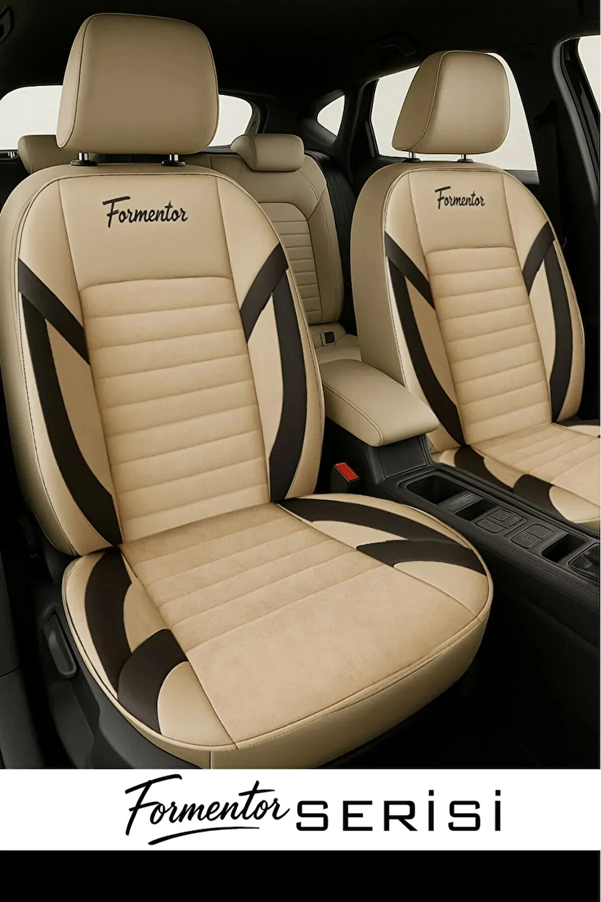 Chevrolet Tracker Convertibe 1.6 I 16v 4wd (97 Hp) 2000 UYUMLU FORMENTOR SERİSİ TAM SET TAY TÜYÜ OTO KILIF BEJ