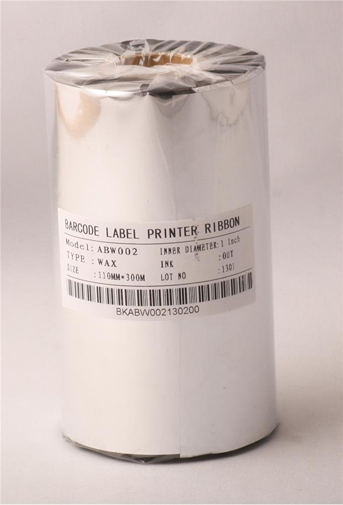 Ribbonsan RB00006 WX-10FBK 110-300MT Wax Ribbon