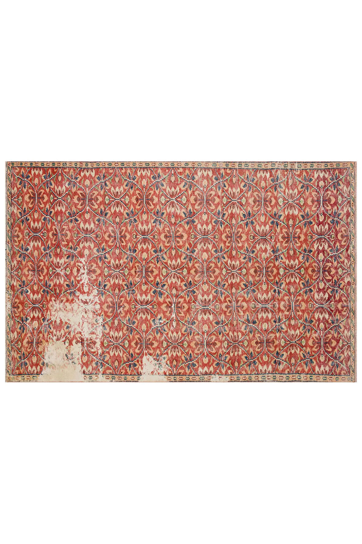 El Yapımı Eskitme Vintage Halı 157 x 250 cm 10181