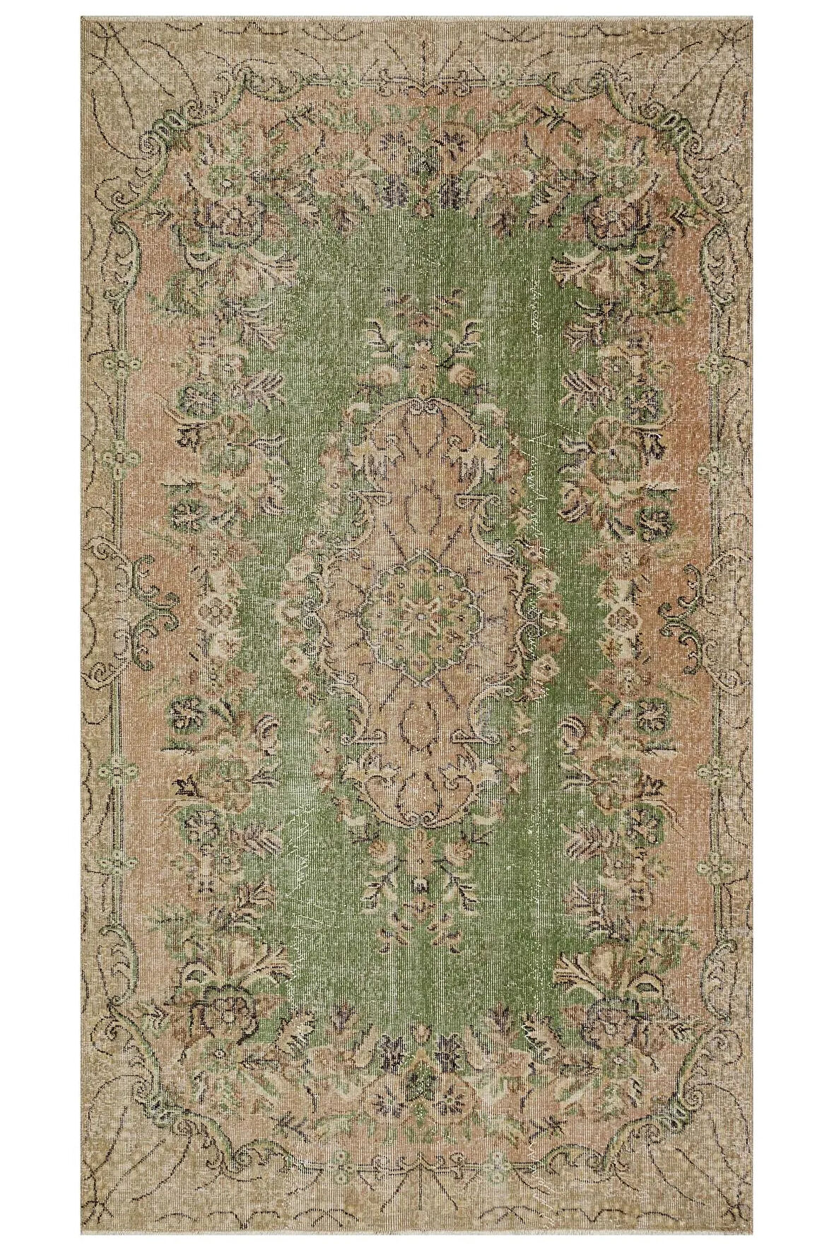 El Dokuma   Vintage Eskitme Halı 160x288 cm 10390