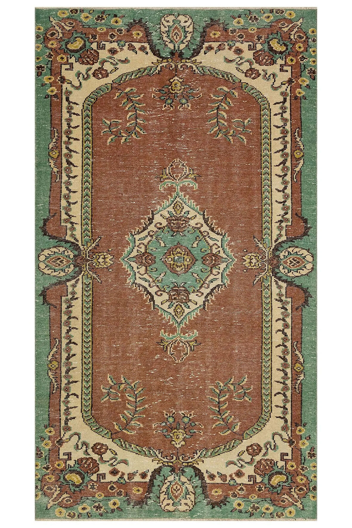 Vintage Eskitme El Dokuması Halı 151x272 cm 10402