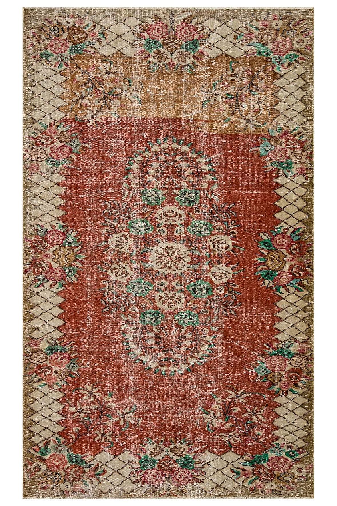 Eskitme Vintage Halı 162x273 cm 10417