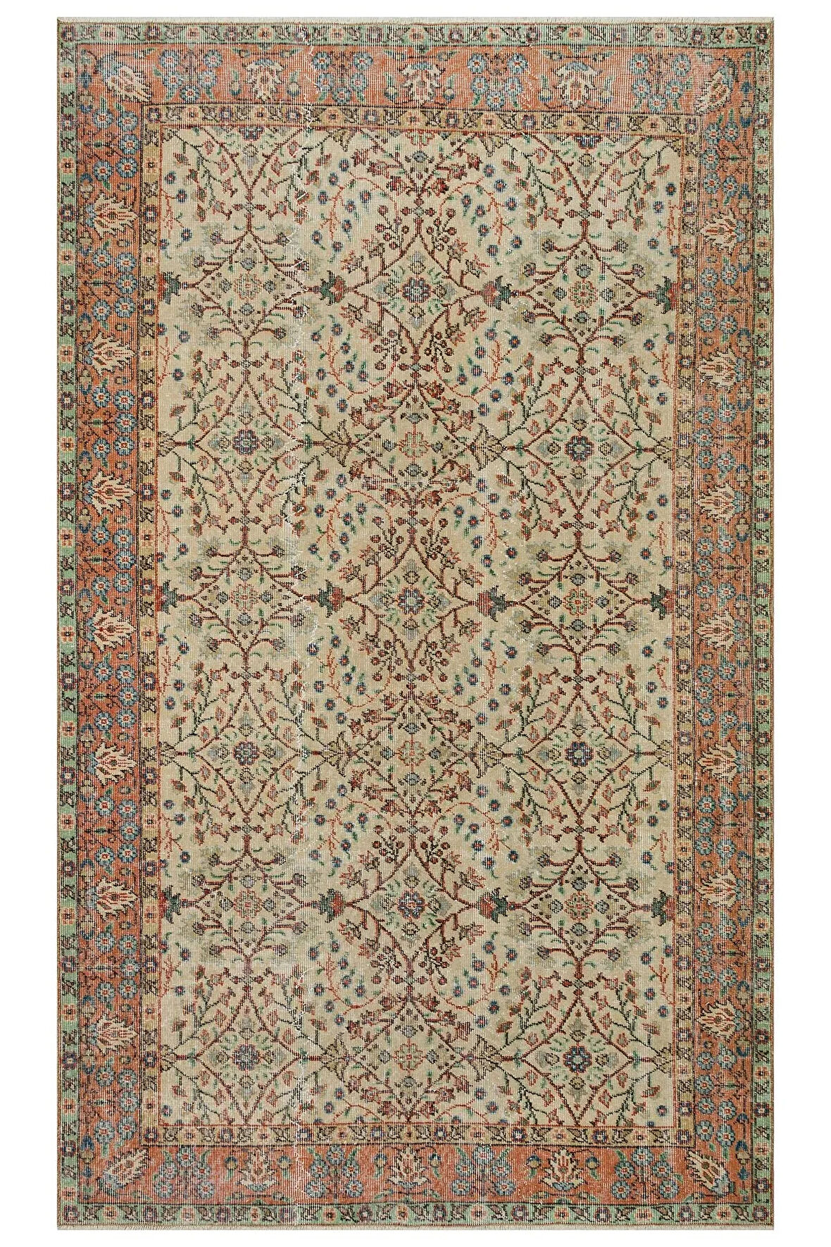 Eskitme El Dokuması Halı 161x270 cm 10422