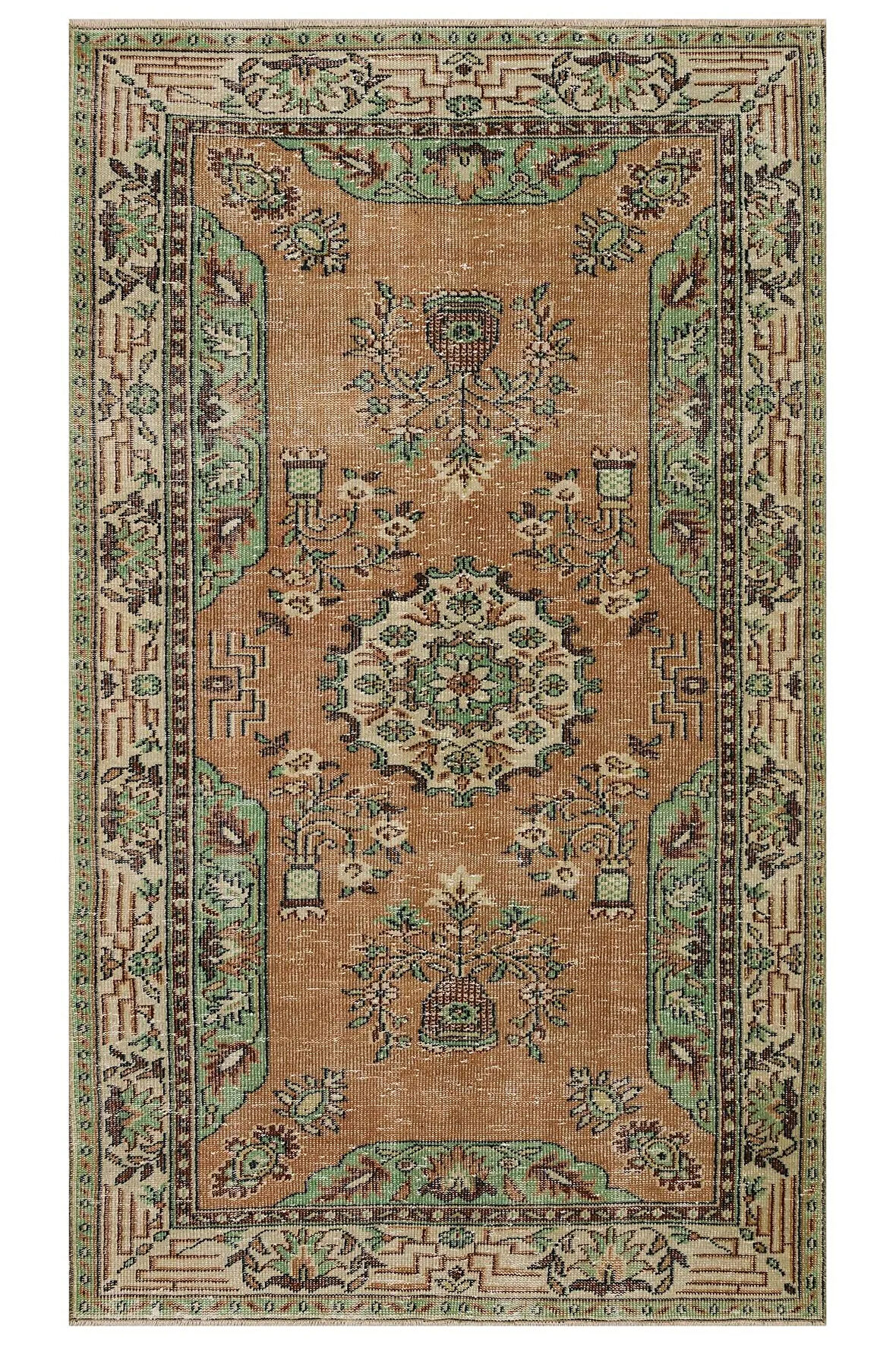 Vintage El Dokuması Halı 151x258 cm 10424