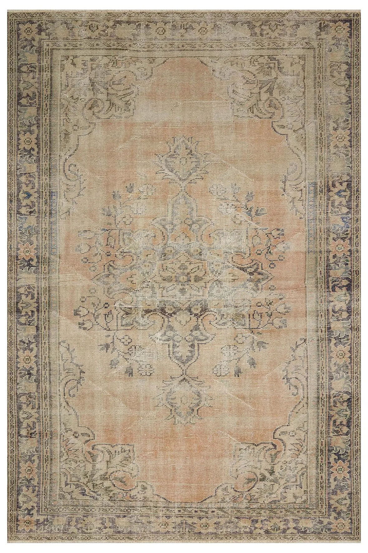 Vintage El Dokuması Halı 188x284 cm 10444