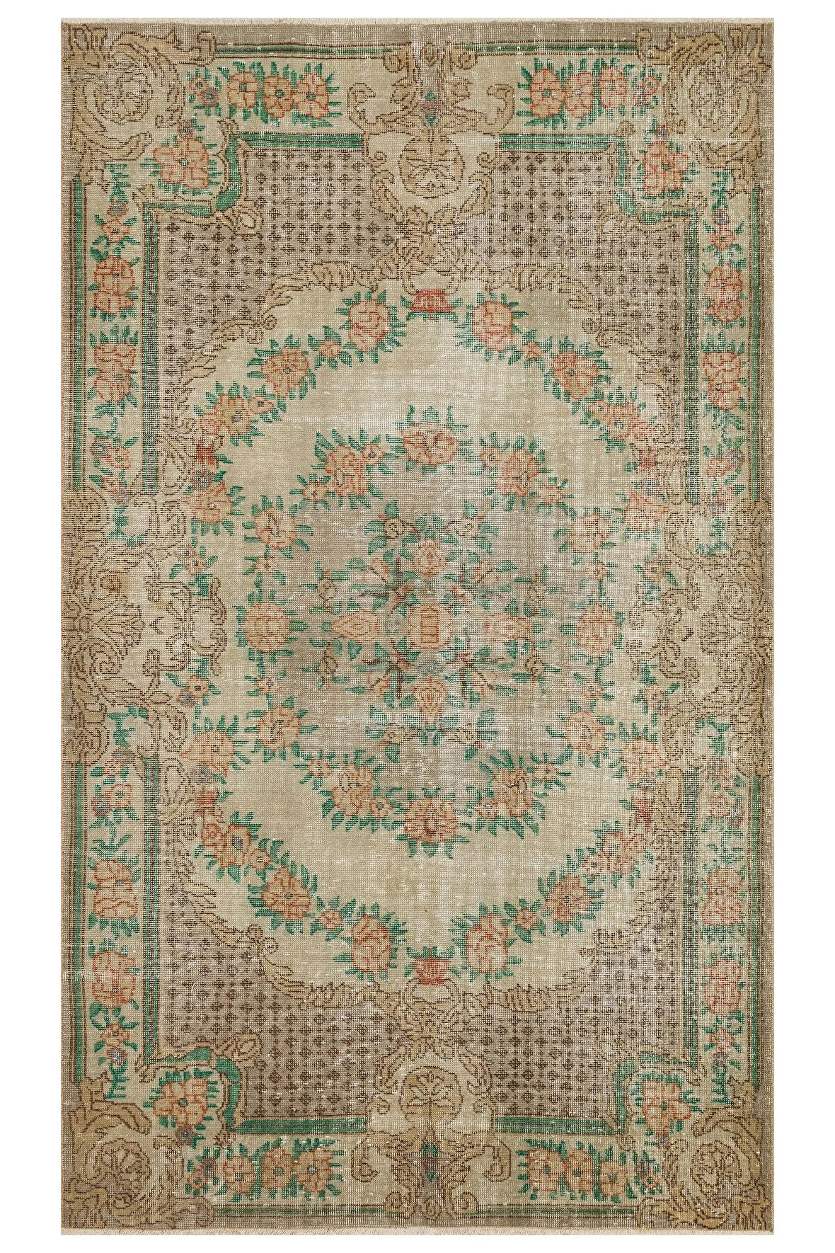 Özel Vintage Eskitme Halı 152 x 255 cm 10135