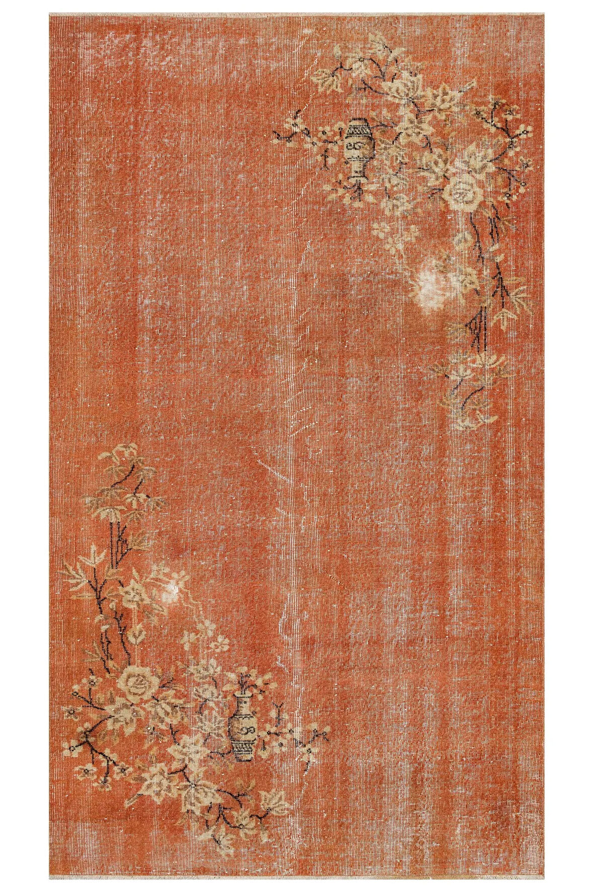 Vintage Yün El Dokuma Halı 152 x 262 cm 10129