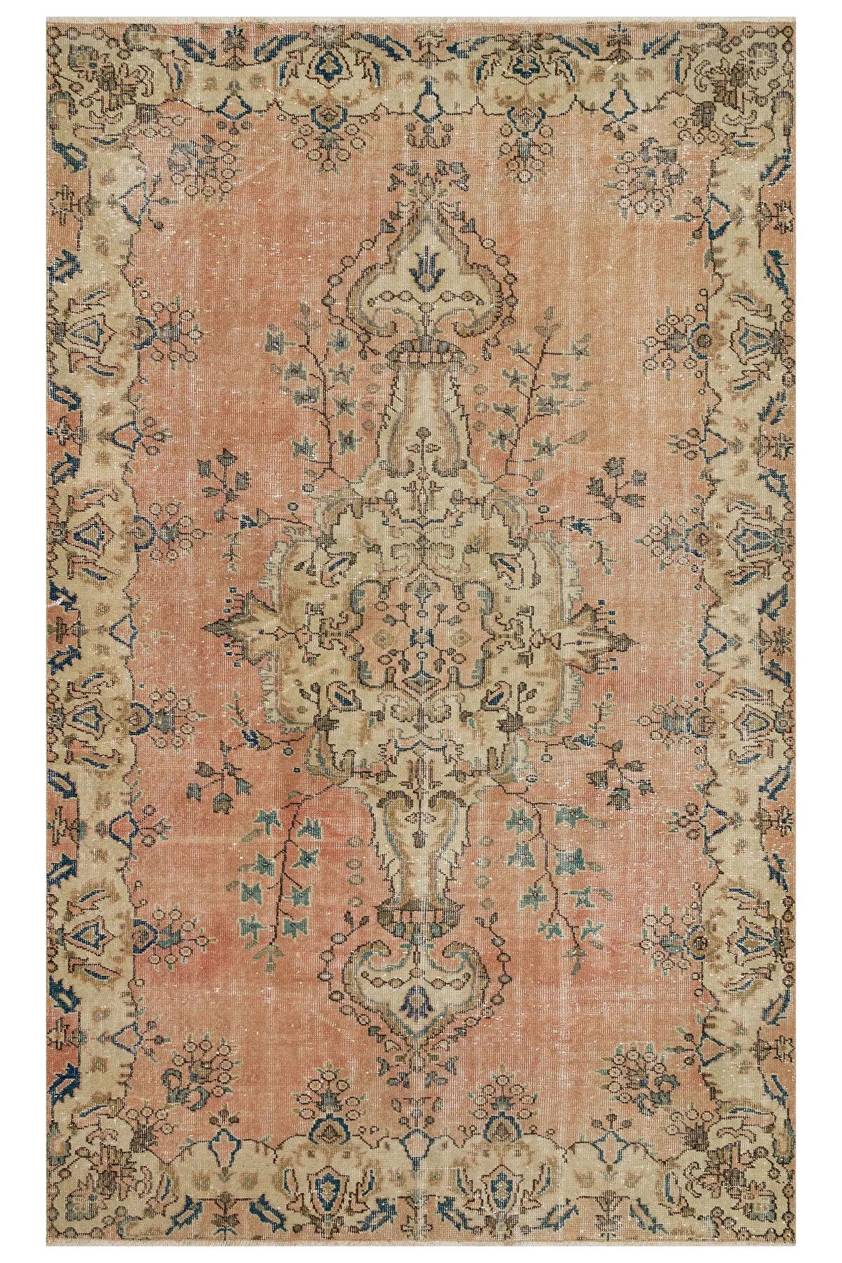 100 % Yün Eskitme Halı 170 x 280 cm 10143