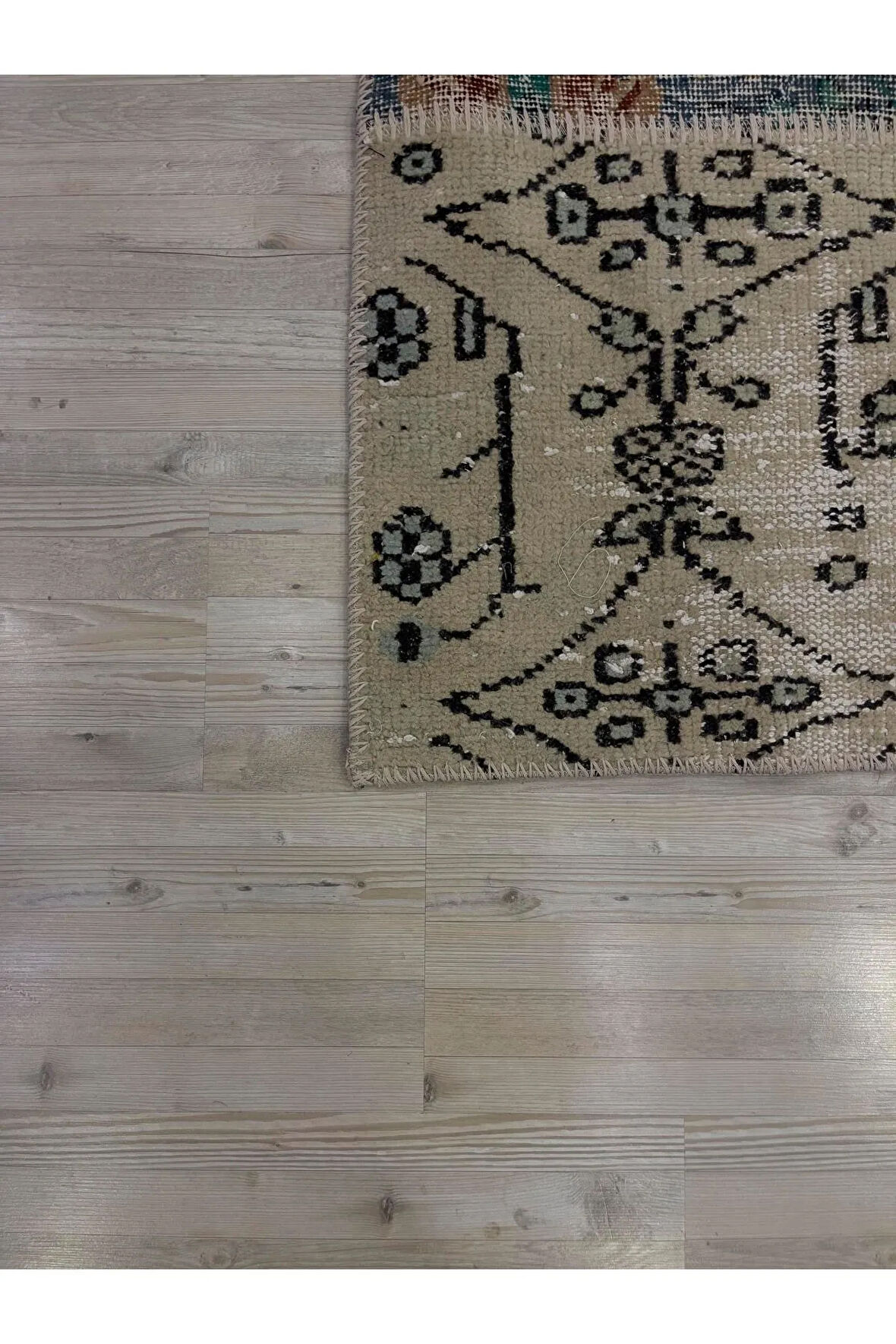 El Yapımı Patchwork Elegan Tasarım Halı 162x234 cm 4016