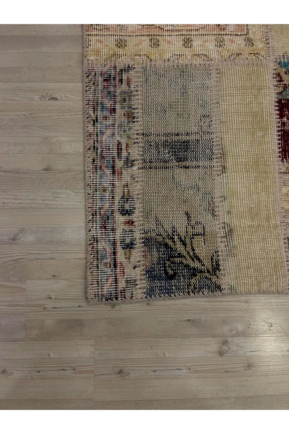 El Dokuma Eskitme Özel Patchwork Halı  162x237 cm 4045