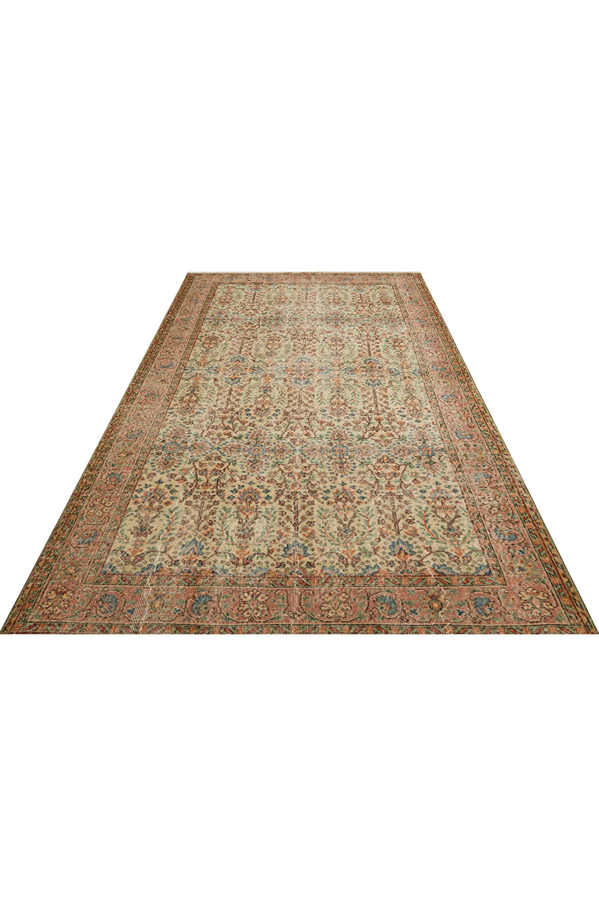 Osmanlı İmparatorluğu'ndan İlham Alan El Dokuma Halı 188 x 290 cm 9176