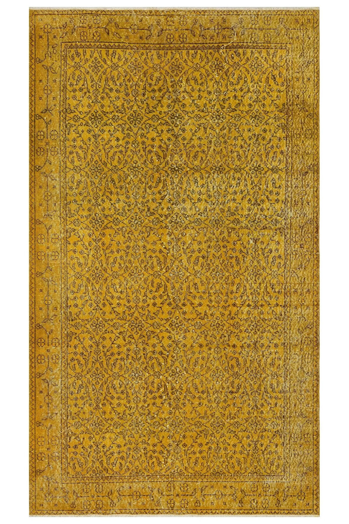 Yaratıcı Vintage Patchwork Ipek Yün Pers Halı - 144x241 Cm 9989