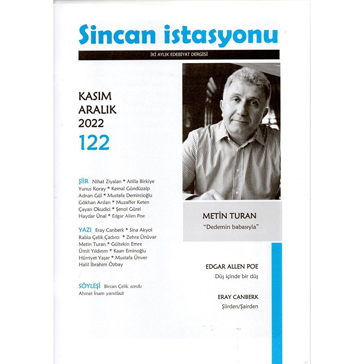 Sincan İstasyonu 122.Sayı Kasım-Aralık 2022