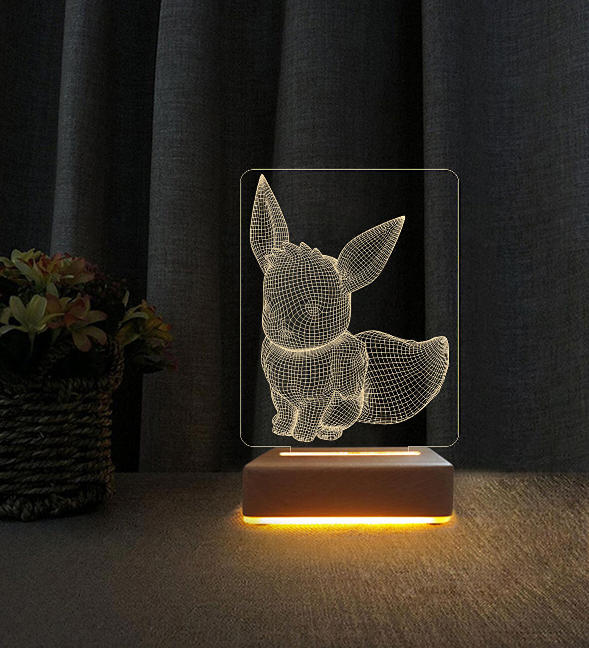 Sincap Tasarımlı Lamba  3d Led Masa Lambası Doğum Günü  Hediyesi Lamba