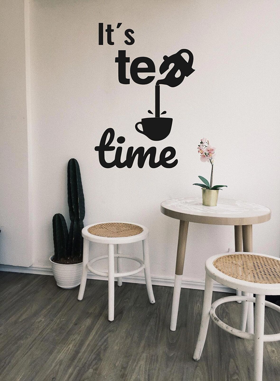 Tea Time Demlik Duvar Dekorasyonu Ahşap Mdf TEA