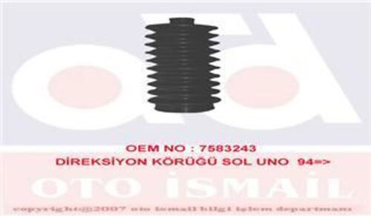 Sısmak 410412 Direksiyon Körüğü Sol Uno Panda
