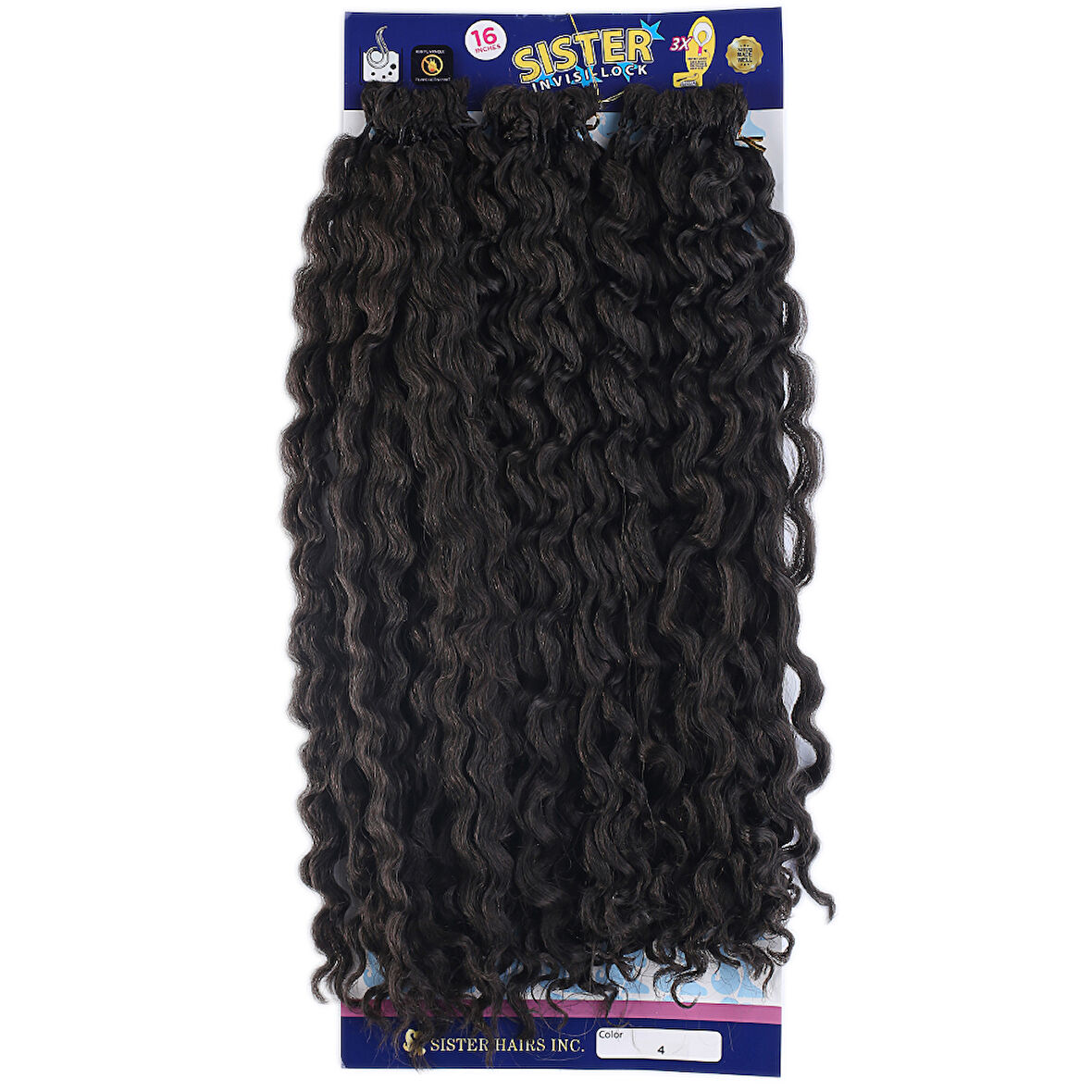  Sister Afro Dalgası Saç-Kahverengi 4
