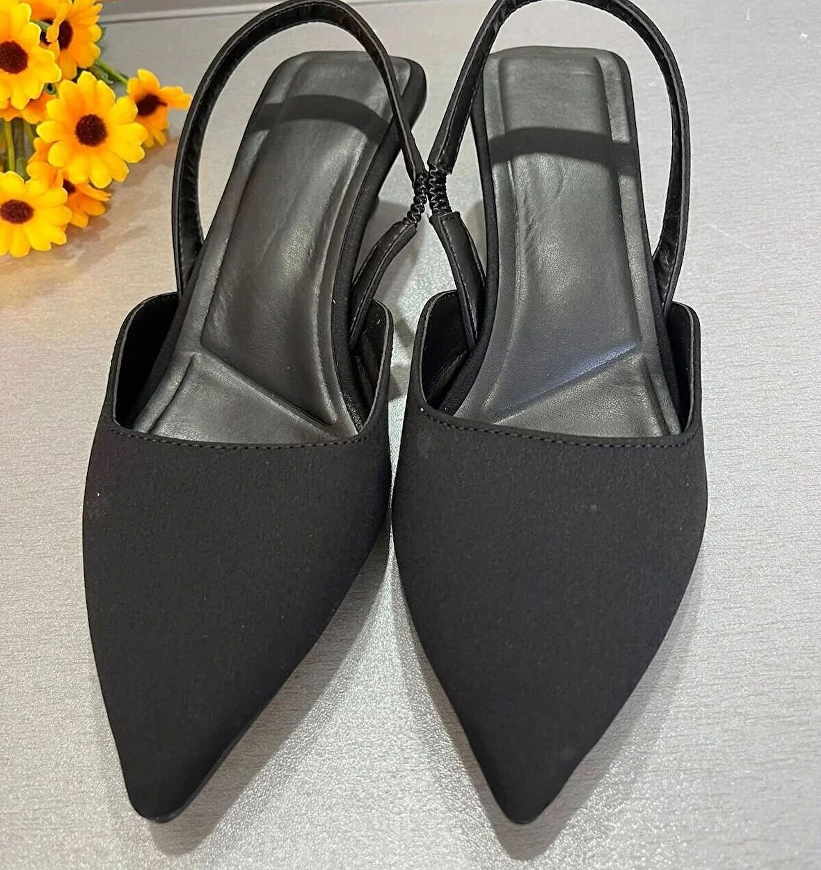 3CM MİNİ KADEH TOPUK KLASİK SİVRİ BURUN 2025 MODEL DÜZ AYAKKABI-RAHAT-ŞIK