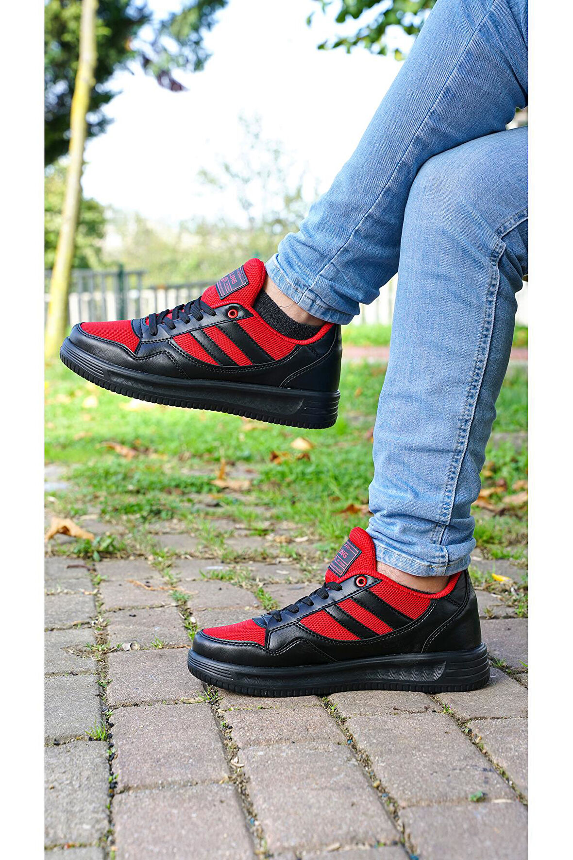 Ortopedik Taban Fileli Casual Terletmez Esnek Hafif Sneaker Erkek Spor Ayakkabı