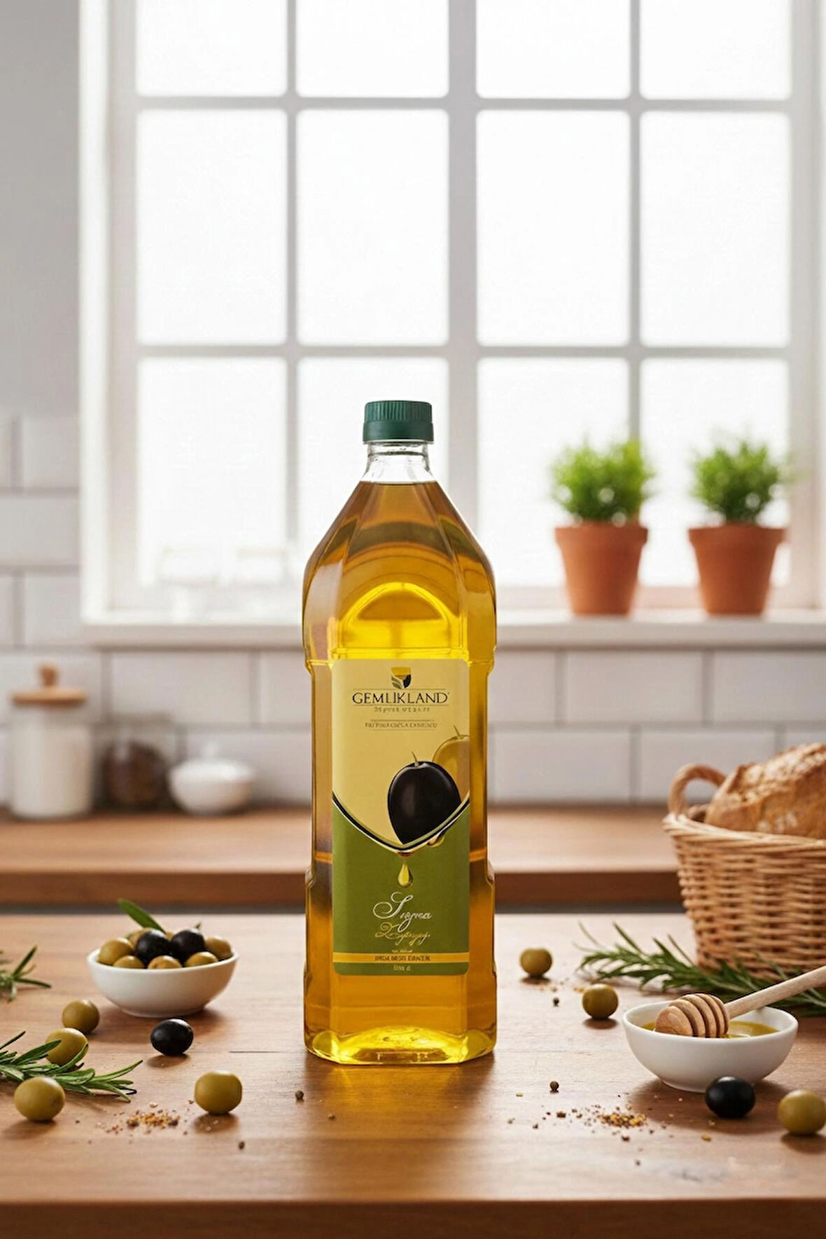 Soğuk Sıkım Sızma Zeytinyağı 2L
