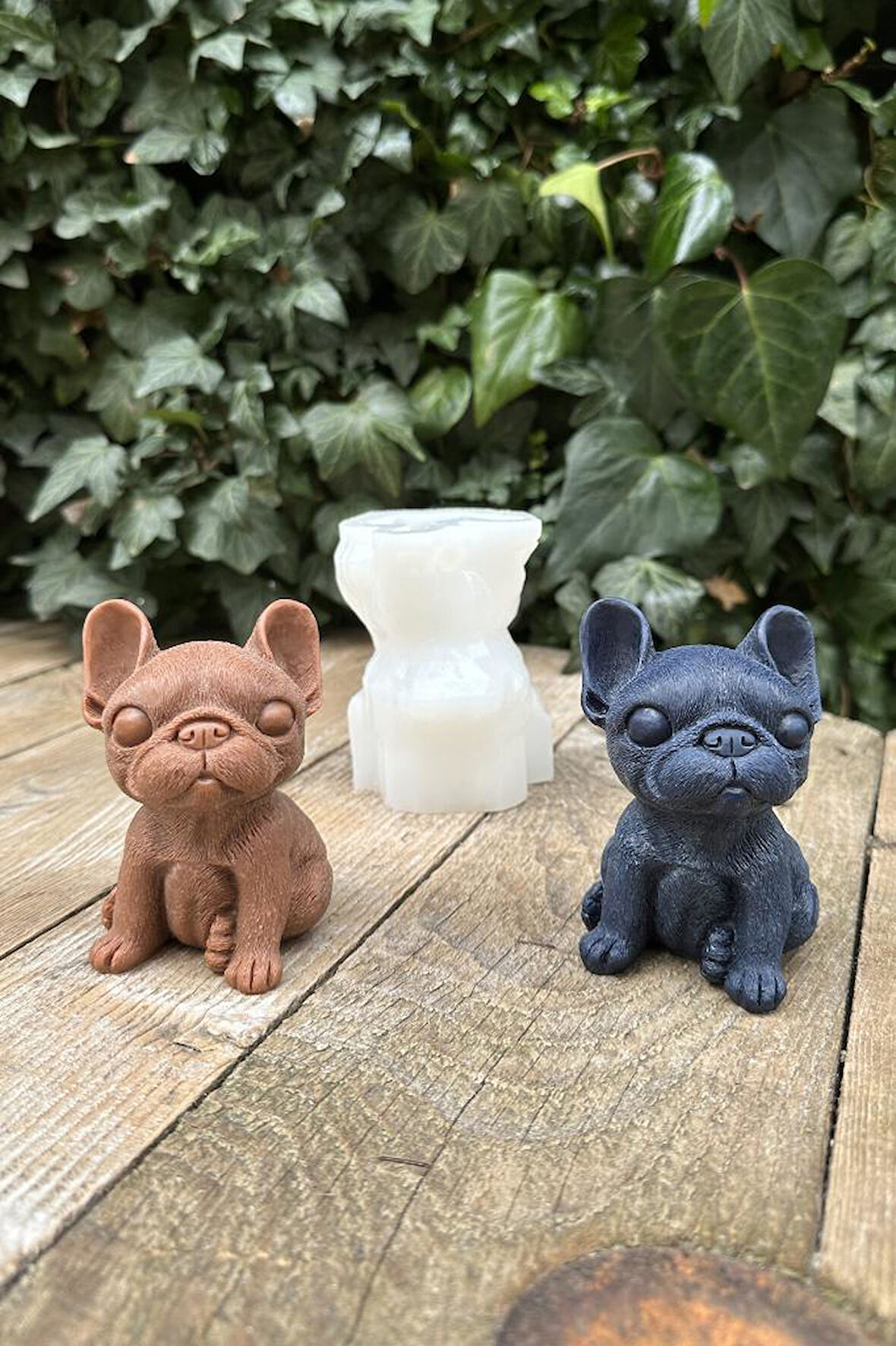 Fransız Bulldog (Köpek) Mum Kalıbı