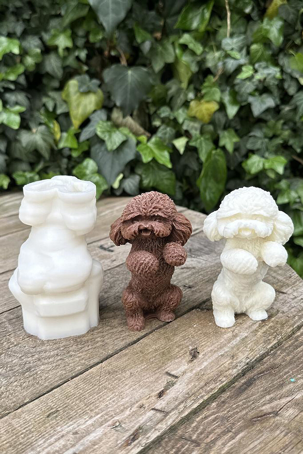 Shih Tzu Köpek Mum Kalıbı (Silikon) (1 Adet)