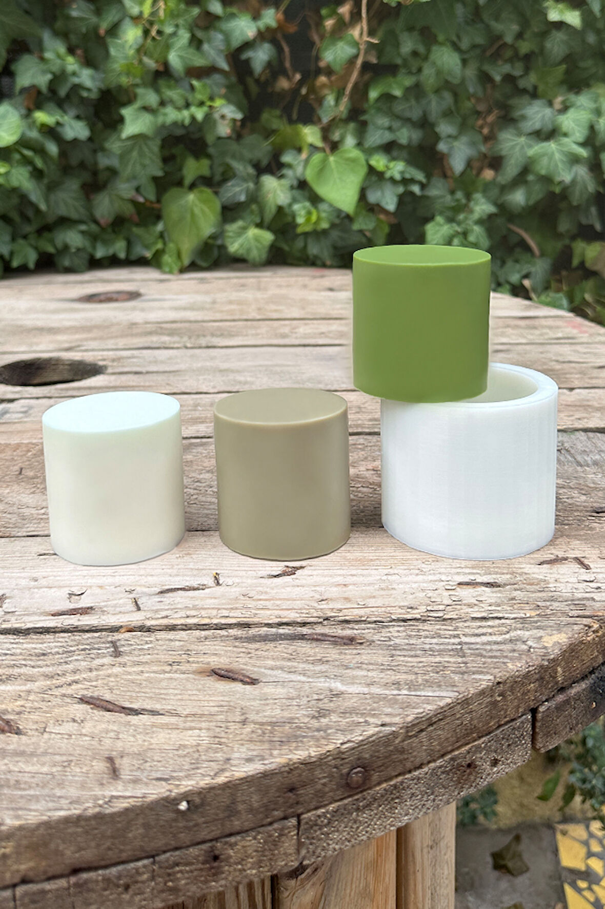 Silindir 3D Mum Kalıbı 6x6x6 ( Silikon ) 1 Adet