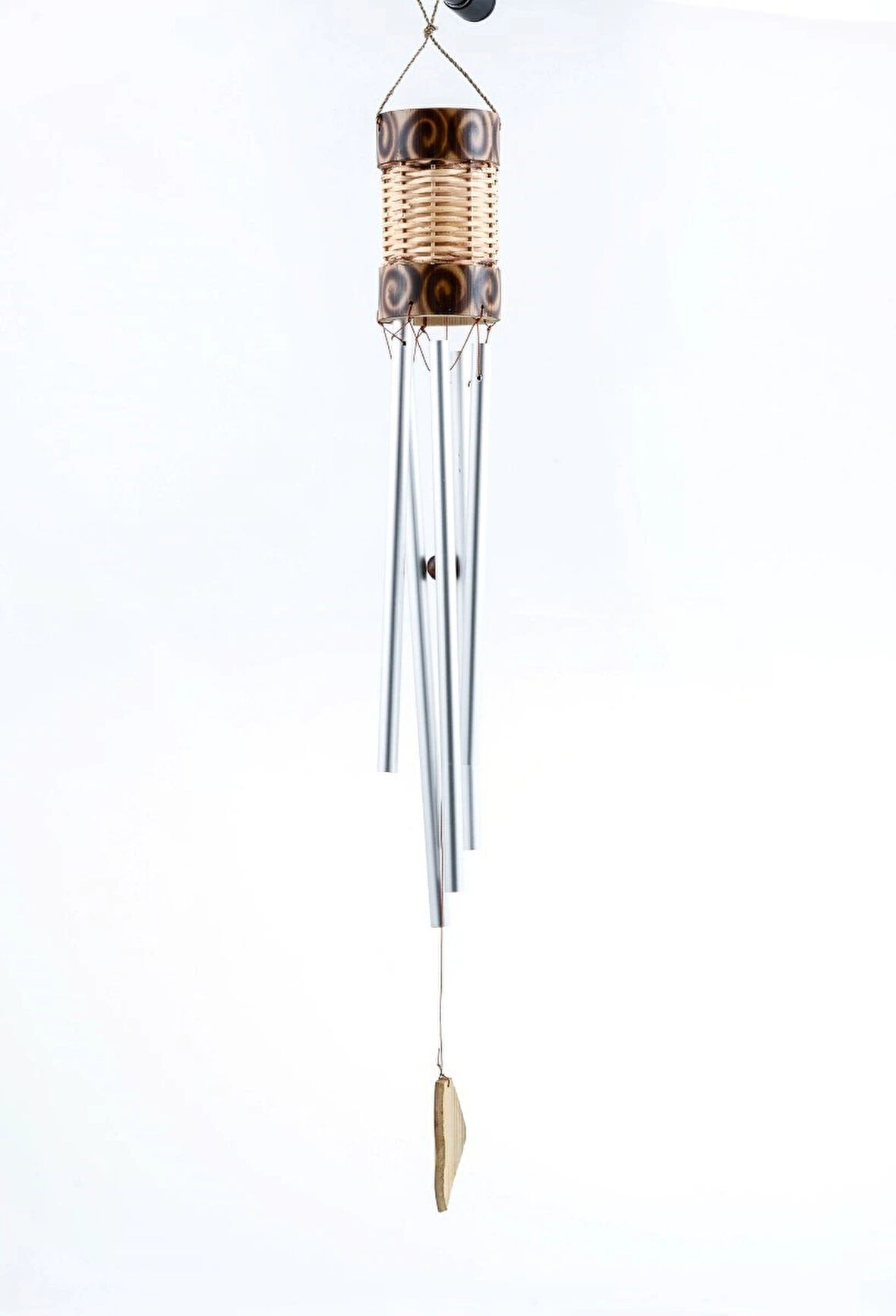 Üstü Bambu Metalli Rüzgar Çanı