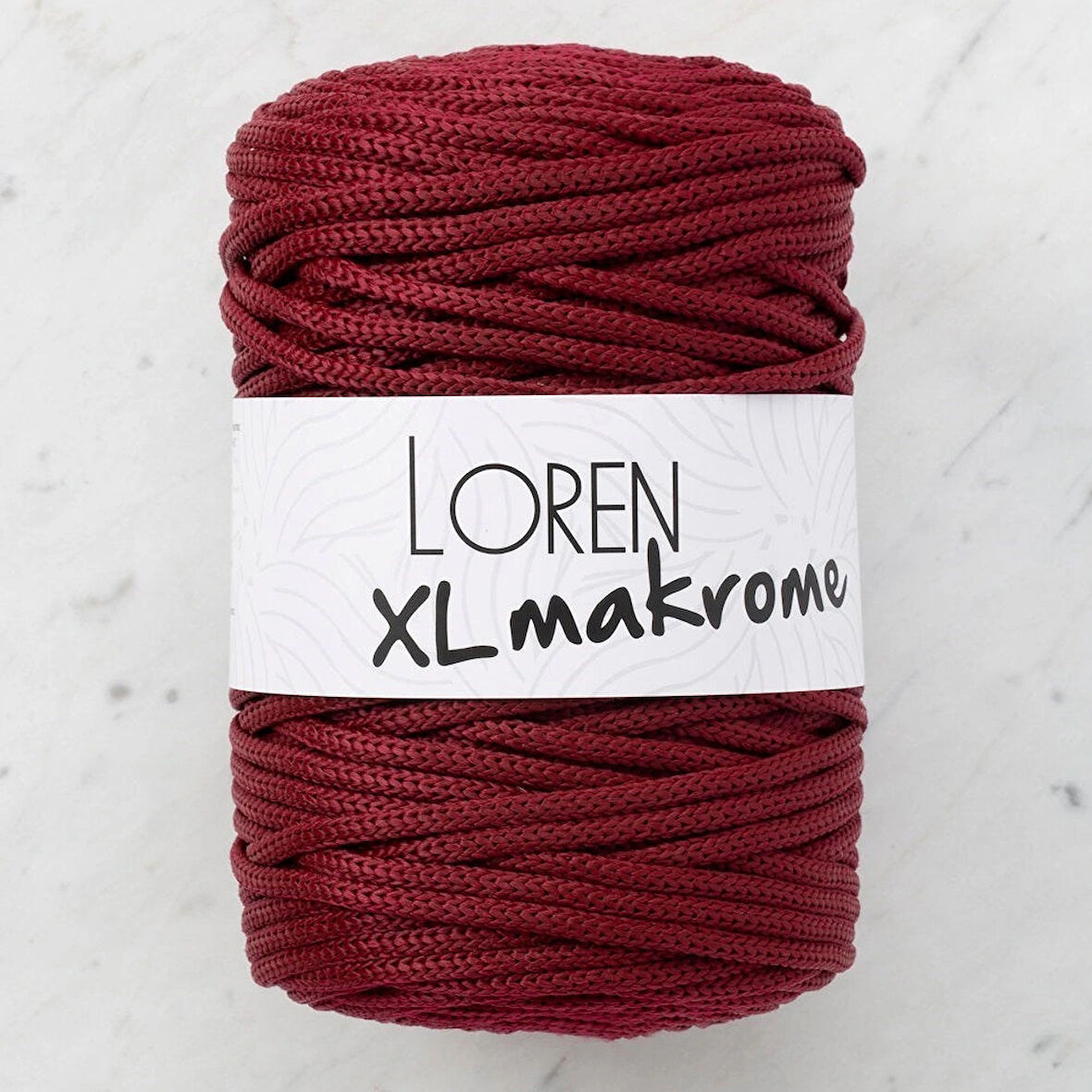 Leyloş Xl Makrome Bordo El Örgü İpi - R049 - 33715