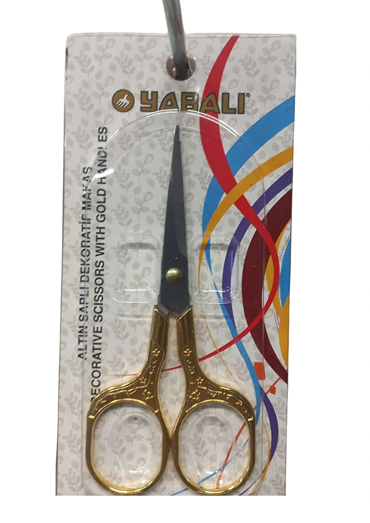 Nakış Makası Altın Saplı Dekoratif Makas Model 1