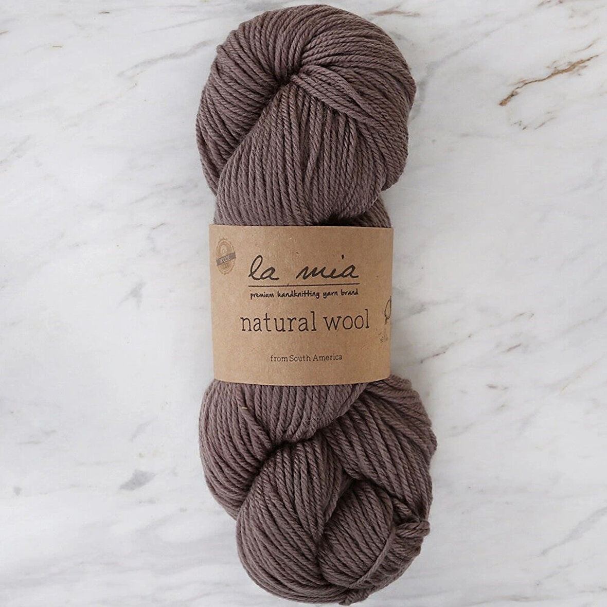 Leyloş Natural Wool Açık Kahverengi El Örgü İpi - H5 - 33604