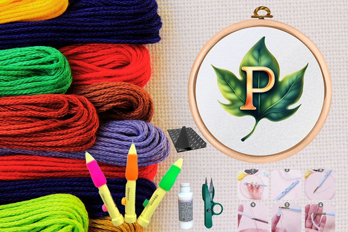 Punch Seti Nakış Seti Kasnaklı Kendin Yap Seti Seri 85