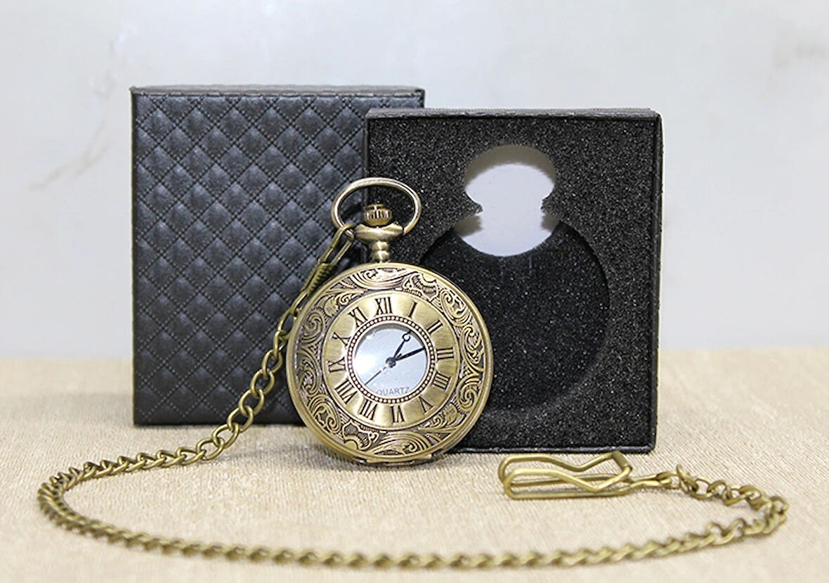 Özel Kutulu Antik Köstekli Saat Model 4