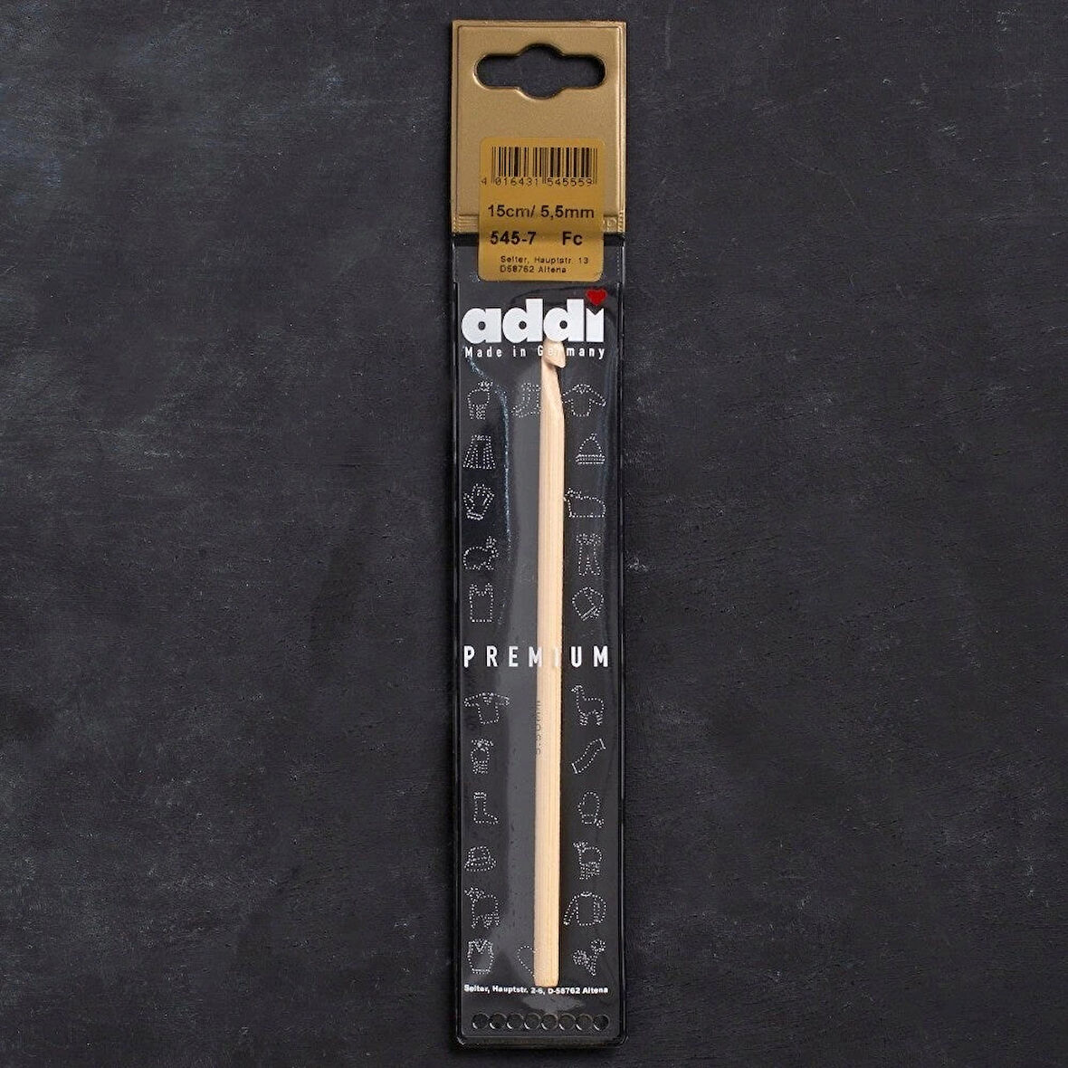 Leyloş Bambus 5,5mm 15cm Bambu Yün Tığ - 545-7