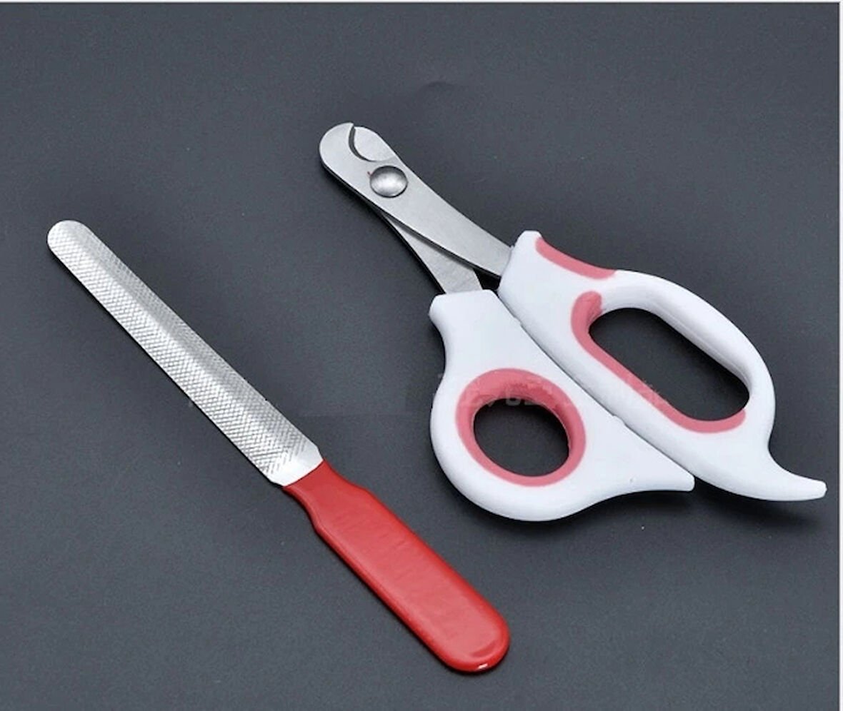 Evcil Hayvan Tırnak Makası Ve Törpü Seti