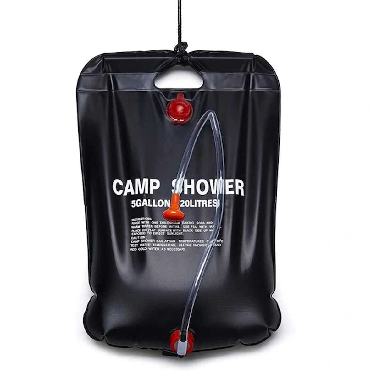 20 Litre Solar Isıtıcılı Kamp Duş Torbası